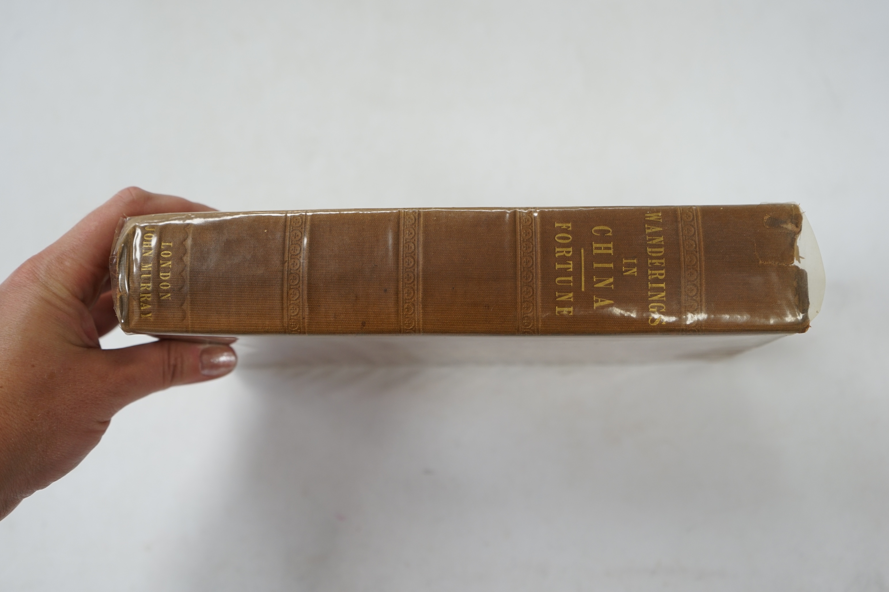 Fortune, Robert - Three Years' wanderings in the Northern Provinces of China, 1st edtn., gilt red cloth, John Murray, 1847